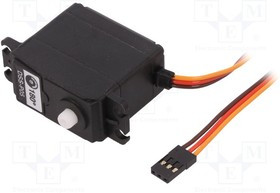 DF-SER0020, Двигатель сервомеханизм, 4,8-6ВDC, макс.410мНм, 0,12с/60°