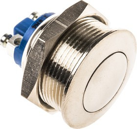 AV021003C900, Push Button Switch, Momentary, Panel Mount, 22.2mm Cutout, SPST, 24/48V dc