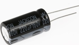 ECAP (К50-35), 220 мкФ, 160 В, 105°C, Конденсатор электролитический алюминиевый ECAP (К50-35), 220 мкФ, 160 В, 105°C, Конденсатор электролитический алюминиевый