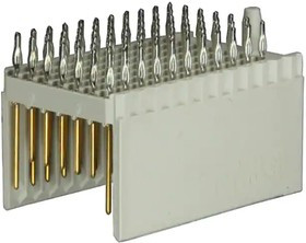 106081-1, Conn Hard Metric PL 77 POS 2mm Press Fit ST Thru-Hole Tube