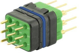 8MQ2M2022RB, RECTANGULAR MODULE, PLUG, 20POS, 4ROW