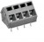 PCB terminal, 3 pole, pitch 5 mm, AWG 28-12, 24 A, cage clamp, gray, 236-403
