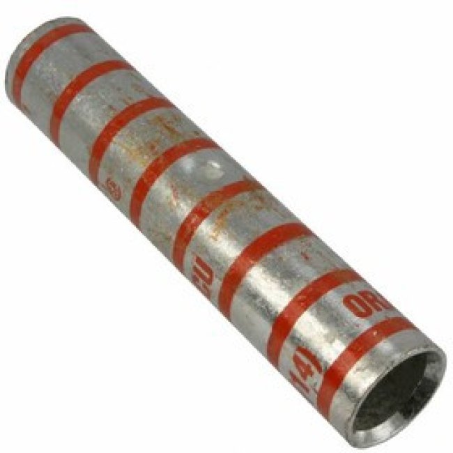 SCL3/0-X, TERMINAL, BUTT SPLICE, 3-0AWG, UNINSUL