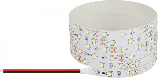 Светодиодная лента ЭРА LS2835 -4,8-60-12-6500K-IP20-1 year-50m холодный белый 50м Б0059923