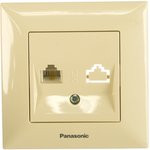 Розетка TF крем Arkedia 54743 WMTC0402-2BG-RES