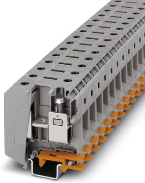 Клемма для высокого тока UKH 50 /20mm, винтовая, 2 присоед., 50(max 70)mm2, 150A, 1000V, серая Клемма для высокого тока UKH 50 /20mm, винтовая, 2 присоед., 50(max 70)mm2, 150A, 1000V, серая