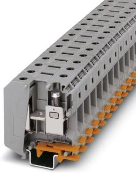 Клемма для высокого тока UKH 50 /20mm, винтовая, 2 присоед., 50(max 70)mm2, 150A, 1000V, серая Клемма для высокого тока UKH 50 /20mm, винтовая, 2 присоед., 50(max 70)mm2, 150A, 1000V, серая