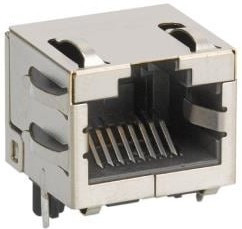 SS-60300-079, Modular Connectors / Ethernet Connectors R ANG SHIELDED JACK