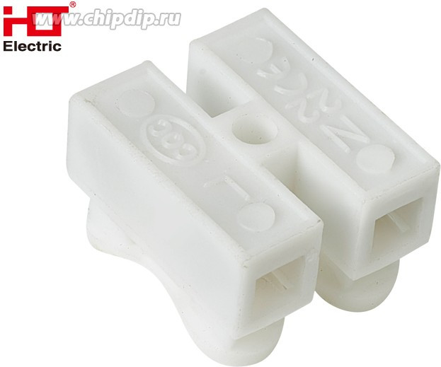 081-32-001, Двухполюсный клеммник ДК-822 10A(0.5-2.5м²) (100шт./уп.) HLT 081-32-001, Двухполюсный клеммник ДК-822 10A(0.5-2.5м²) (100шт./уп.) HLT