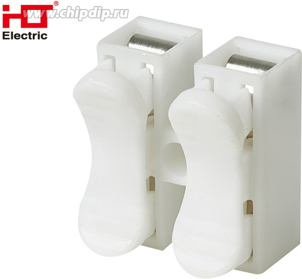 081-32-001, Двухполюсный клеммник ДК-822 10A(0.5-2.5м²) (100шт./уп.) HLT 081-32-001, Двухполюсный клеммник ДК-822 10A(0.5-2.5м²) (100шт./уп.) HLT