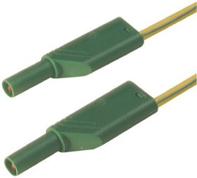 934088188, lead, 32A, 1000V ac/dc, Green, Yellow, 1m Lead Length