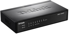Коммутатор DES-1008P/C1A 8х100Mb 4PoE 52W неупр. D-Link 89960