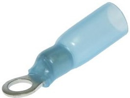 RV2-4 HST Blue, Наконечник кольцевой изолированный RV2-4 HST, 19 А, 16-14 AWG, синий, латунь луженая