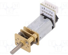 DF-FIT0481, Двигатель DC, с энкодером,с редуктором, 6ВDC, 30 1, 300об./мин.