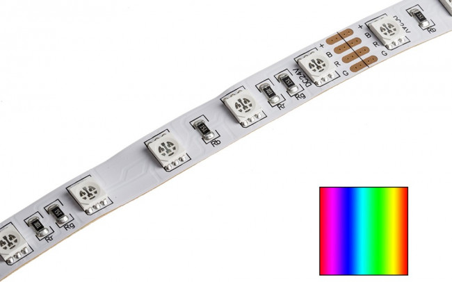 ZFS-105000-24RGB, LED Lighting Bars & Strips LED Flex 24VDC RGB 5 Meter Reel ZFS-105000-24RGB, LED Lighting Bars & Strips LED Flex 24VDC RGB 5 Meter Reel