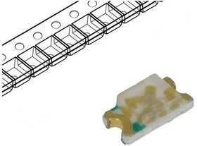 LL-S192PGC-G5-1B, LED; SMD; 0603; green; 60?180mcd; 1.6x0.8x0.6mm; 140°; 2.8?3.8V
