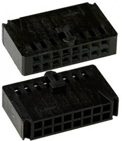 102387-3, Корпус разъема, Серия AMPMODU Mod IV, Гнездо, 16 вывод(-ов), 2.54 мм