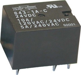 843-1B-C 24VDC, Реле 1разм. 24B / 5A, 240V 843-1B-C 24VDC, Реле 1разм. 24B / 5A, 240V