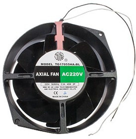 TG17055HA2BL-7P, вентилятор 220В 170х150х55мм подшипник качения провода