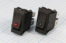 Клавишный выключатель 2-х полюсный с красной подсветкой, 220В/15А,c фиксацией; №2277 R Пкл\\15\2xON-OFF\\чер\ ILСДкр\\4T\KCD3-201 EN-11C Клавишный выключатель 2-х полюсный с красной подсветкой, 220В/15А,c фиксацией; №2277 R Пкл\\15\2xON-OFF\\чер\ ILСДкр\\4T\KCD3-201 EN-11C