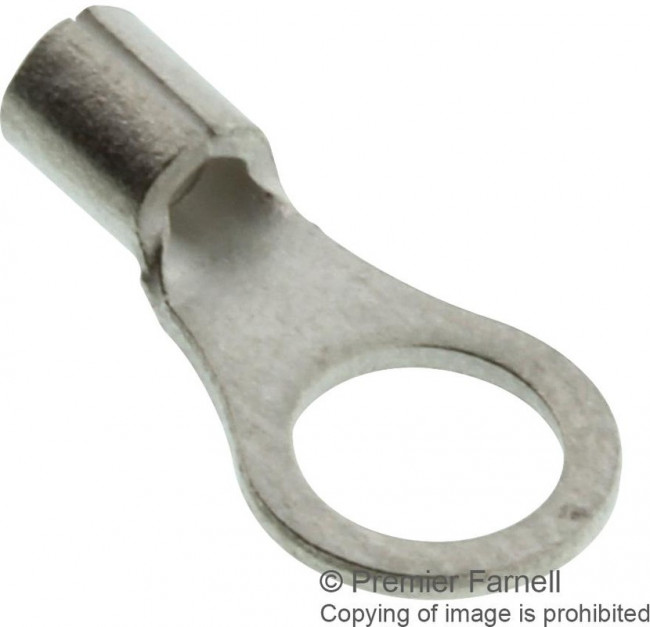 34109, Клемма с кольцевым наконечником, M5, #10, 16 AWG, 1.42 мм², SOLISTRAND