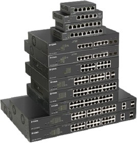 DGS-1100-24V2, Managed, Smart 24 Port Gigabit Switch