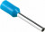 Штыревой втулочный изолированный наконечник KTE 0.75-10 0,75мм2, L=10мм, синий 1075100