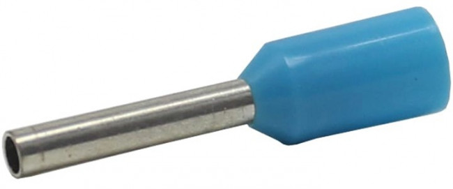 Штыревой втулочный изолированный наконечник KTE 0.75-10 0,75мм2, L=10мм, синий 1075100