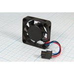 Вентилятор 40x40x10, напряжение 5В, ток 0,20А, выводы 3L+MF3, подшипник качения, EFB0405HA