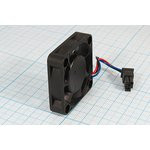 Вентилятор 40x40x10, напряжение 5В, ток 0,20А, выводы 3L+MF3, подшипник качения, EFB0405HA