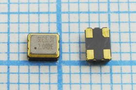 Кварцевый генератор 2.048МГц 3.3В, HCMOS/TTL в корпусе SMD 3.2x2.5мм, гк 2048 \\SMD03225C4\ T/CM\3,3