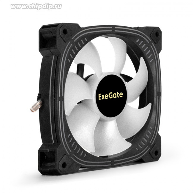 EX295970RUS, Вентилятор 12В DC с подсветкой ExeGate EX12025H3P4PSU-PWM.ARGB (120x120x25 мм, Hydraulic bearing (гидродинамический), 5V ARGB 3 EX295970RUS, Вентилятор 12В DC с подсветкой ExeGate EX12025H3P4PSU-PWM.ARGB (120x120x25 мм, Hydraulic bearing (гидродинамический), 5V ARGB 3