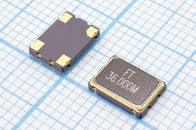 Кварцевый генератор 36МГц 5В,HCMOS/TTL в корпусе SMD 7x5мм, гк 36000 \\SMD07050C4\T/ CM\5В\FXO-SM7\F