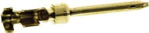 66506-9, AMPLIMITE HDP-20 Series, size 20 Male Crimp D-sub Connector Contact, Gold over Nickel Signal, 24