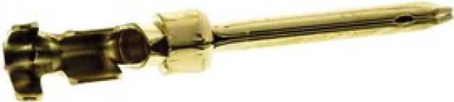 66506-9, AMPLIMITE HDP-20 Series, size 20 Male Crimp D-sub Connector Contact, Gold over Nickel Signal, 24