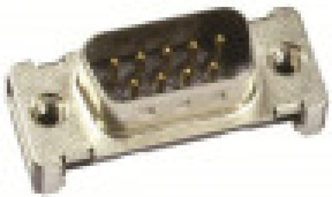 09551296812741, D-Sub Standard Connectors 9p STR MA PL2 LO PROF ANG 9P