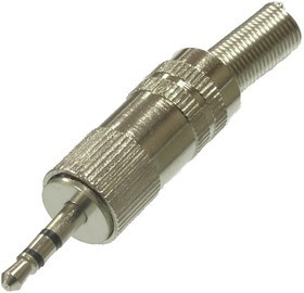 7-0016 / NP-127 stereo 2.5 mm, Разъём аудио 7-0016/NP-127 stereo 2.5 мм, металлический