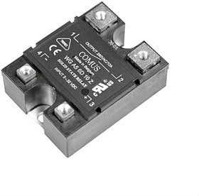 WGA5-6D25R, Реле: полупроводниковое, Uупр: 3-32ВDC, 25А, 24-280ВAC, -20-80°C