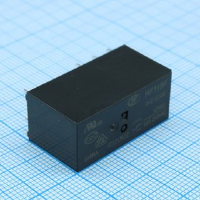 HF115F/012-1Z3BF, Реле силовое, 12В 16А, Конфиг: 1C