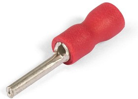 47458, Наконечник кабельный штыревой круглый изолированный НШКИ 1.5-12 серия ПРОФИ (КВТ) 47458, Наконечник кабельный штыревой круглый изолированный НШКИ 1.5-12 серия ПРОФИ (КВТ)