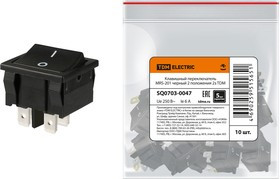 Клавишный переключатель MRS-201 черный 2 положения 2з TDM