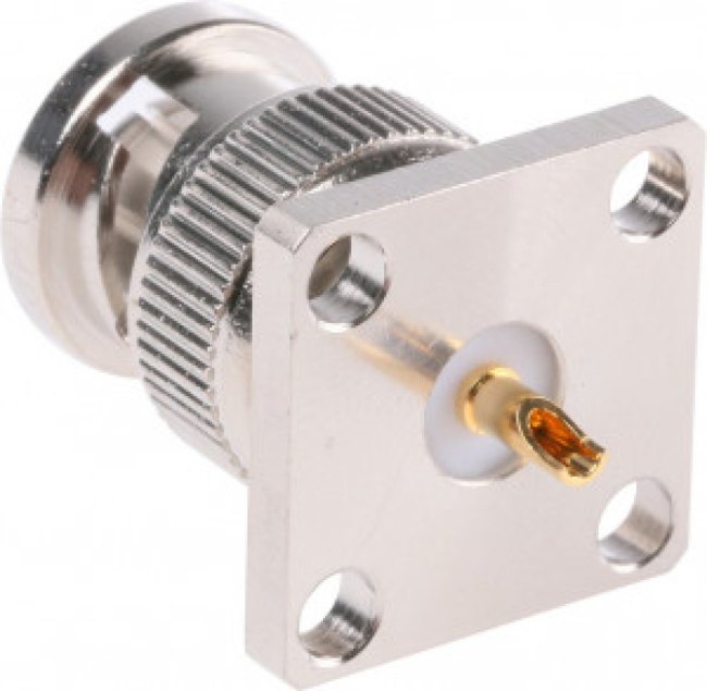 B1551A1-NT3G-50, Amphenol, Plug Flange Mount BNC Connector, 50, Solder Termination, Straight Body B1551A1-NT3G-50, Amphenol, Plug Flange Mount BNC Connector, 50, Solder Termination, Straight Body