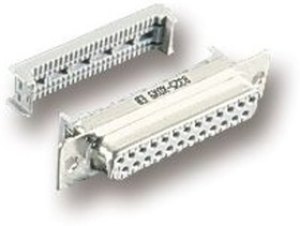 8325-8009, Conn D-Subminiature SKT 25 POS 2.76mm Crimp ST Cable Mount 25 Terminal 1 Port
