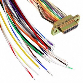 MDM-21PH006B-F222, D-Sub MIL Spec Connectors MICRO 21 PIN 36" RBW HTEMP MDM-21PH006B-F222, D-Sub MIL Spec Connectors MICRO 21 PIN 36" RBW HTEMP