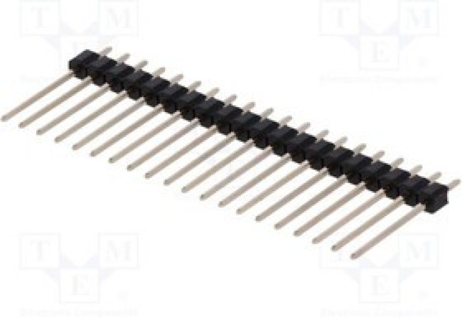 ZL209-20P, Штыревой IDC "папа" PIN 20 прямой 2,54мм THT 1x20