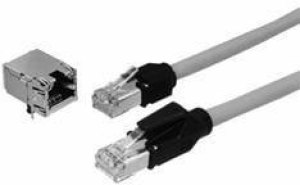 TM21P-88P(15), Modular Connectors / Ethernet Connectors COVER MOD8-8 RED