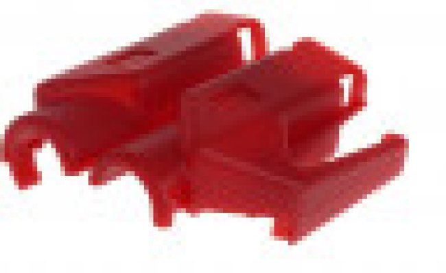 TM21P-88P(15), Modular Connectors / Ethernet Connectors COVER MOD8-8 RED