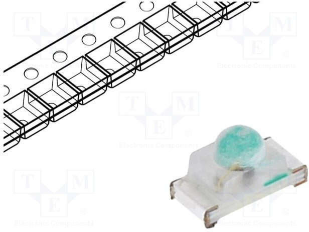 OSY5060341F, LED; SMD; 0603; yellow; 200?400mcd; 1.6x0.8x0.95mm; 35°; 1.8?2.4V OSY5060341F, LED; SMD; 0603; yellow; 200?400mcd; 1.6x0.8x0.95mm; 35°; 1.8?2.4V