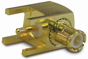 252155, RF Connectors / Coaxial Connectors MCX R/A RECEPTACLE PCB PLUG GOLD