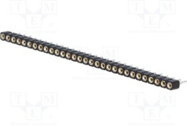 DS1002-01-1X30V13, Гнездо, IDC, "мама", PIN 30, прямой,цанговые контакты, 2,54мм, THT